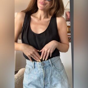 Zara Black Blouse Top